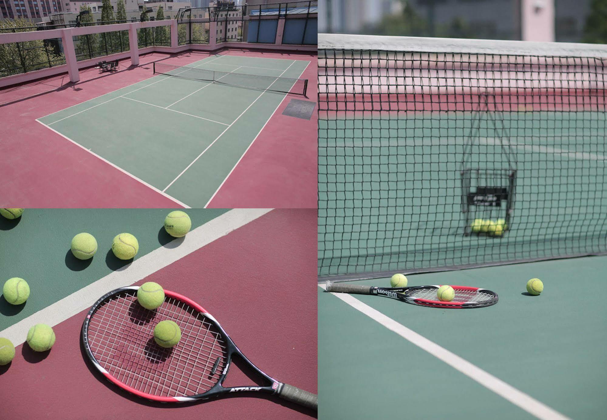 Hotel Equatorial Shanghai Exterior photo Tennis